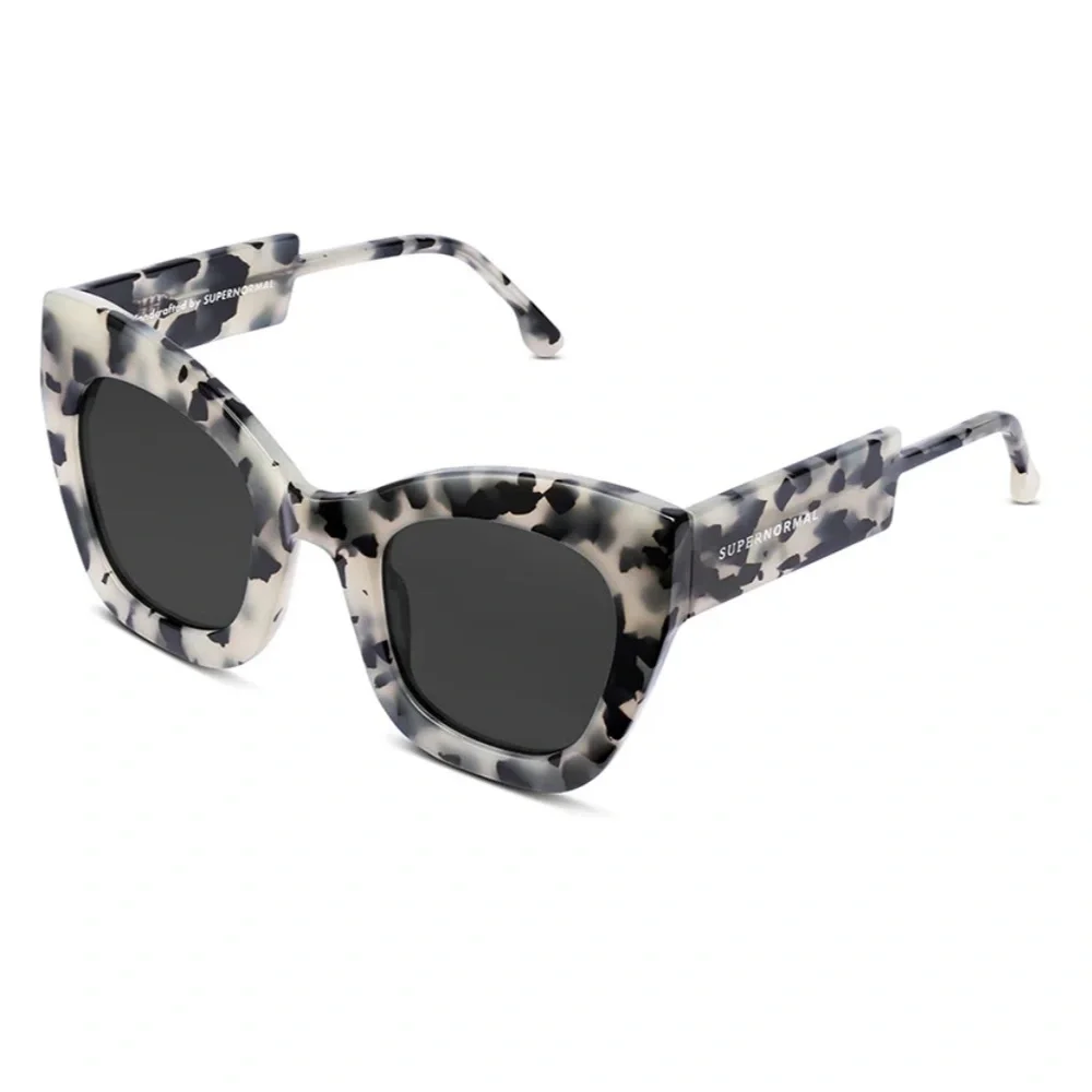 AMBITIOUS Marble frame + Black lenses Supernormal  NWOT - Picture 4 of 6